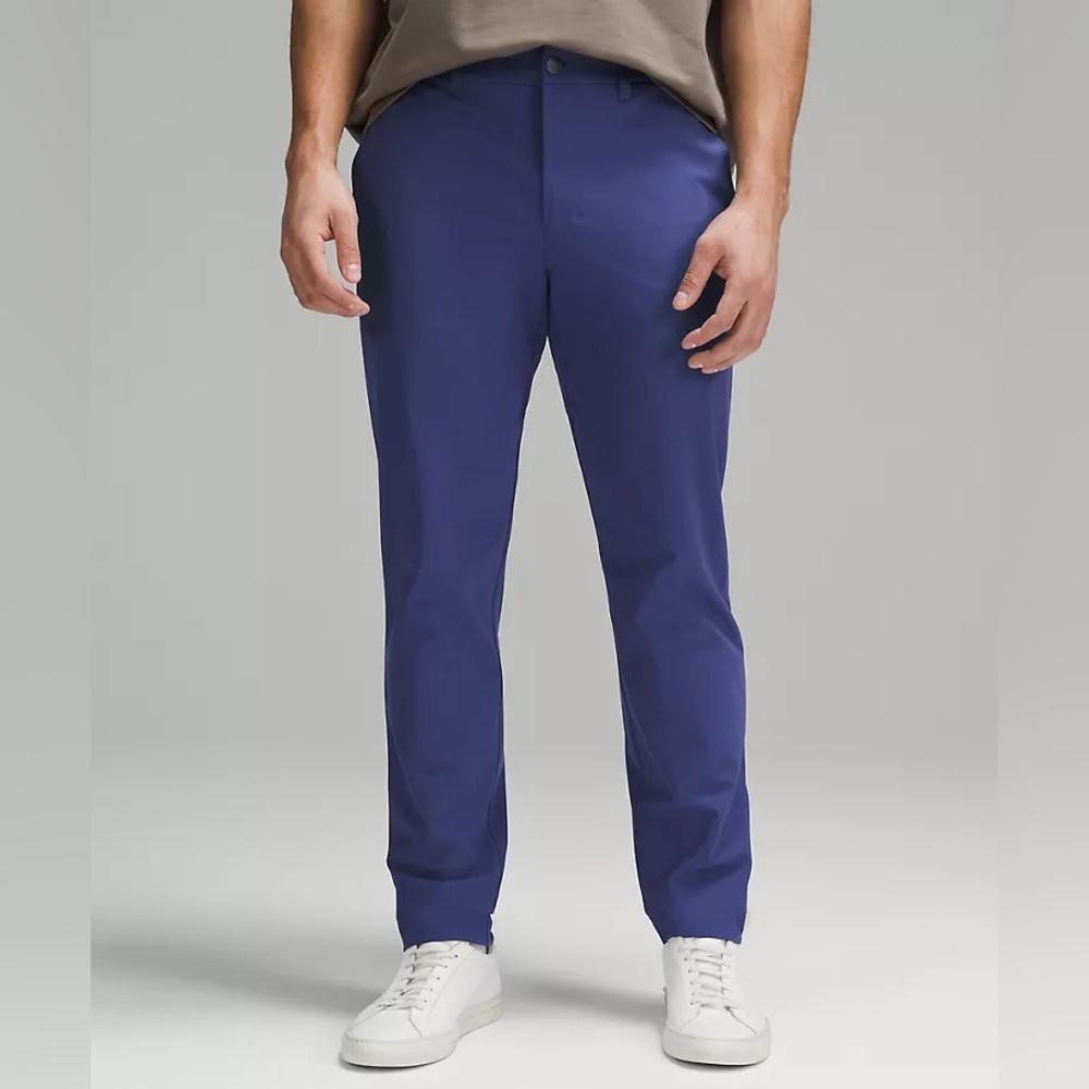 Lululemon ABC Slim-Fit Trouser 34W 32L *Warpstreme (Gatsby Blue)